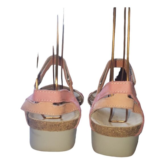 Sh122 Munro Ladies Peach Sandals 10N - Picture 6 of 10